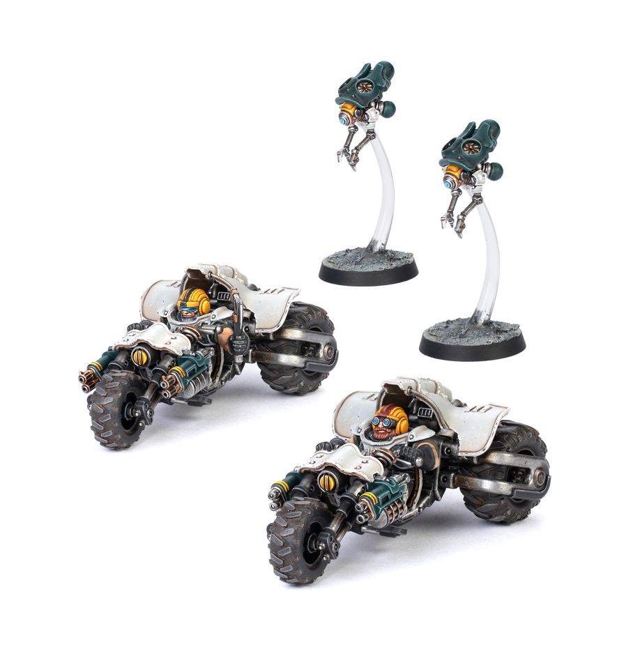 Necromunda - Ironhead Squat Svenotar Scout Trikes | Event Horizon Hobbies CA