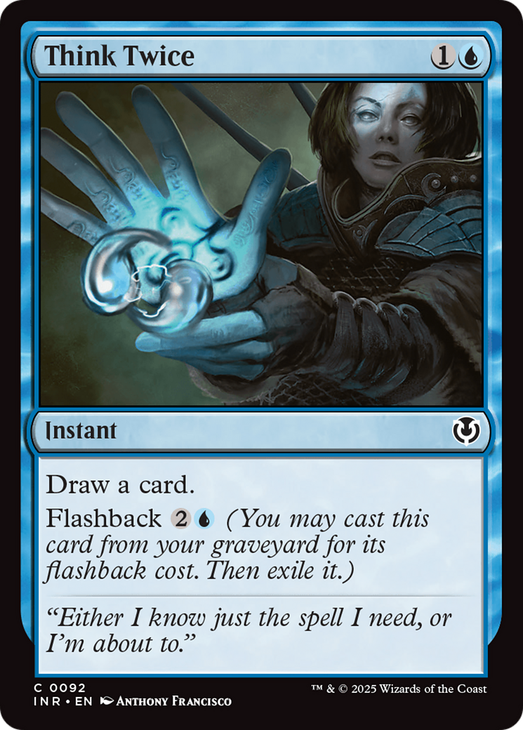 Think Twice [Innistrad Remastered] | Event Horizon Hobbies CA