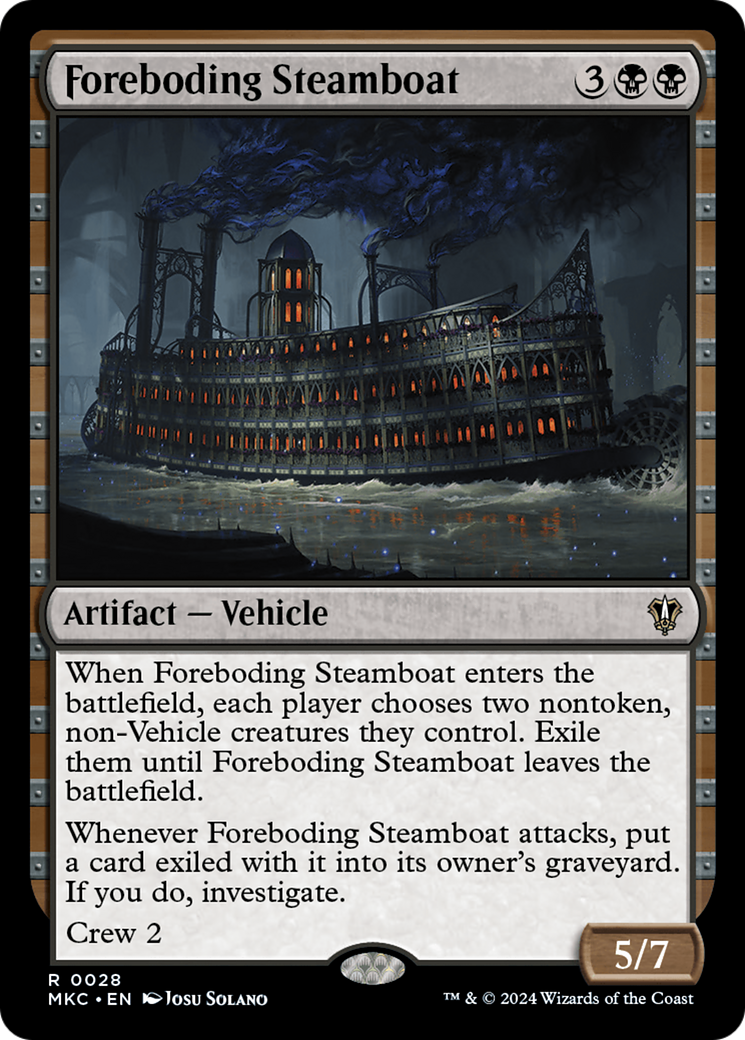 Foreboding Steamboat [Murders at Karlov Manor Commander] | Event Horizon Hobbies CA