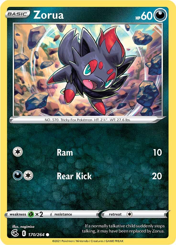 Zorua (170/264) [Sword & Shield: Fusion Strike] | Event Horizon Hobbies CA