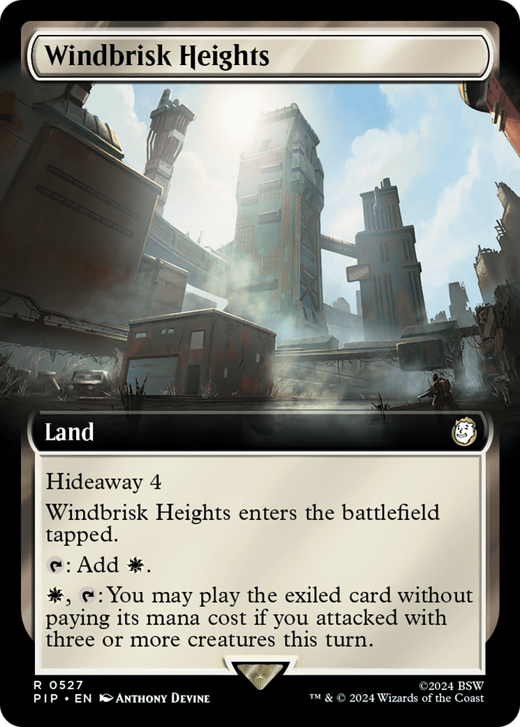 Windbrisk Heights (Extended Art) [Fallout] | Event Horizon Hobbies CA