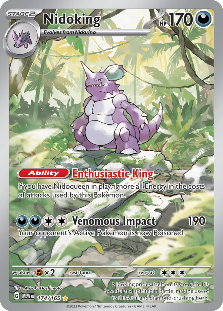 Nidoking (174/165) [Scarlet & Violet: 151] | Event Horizon Hobbies CA