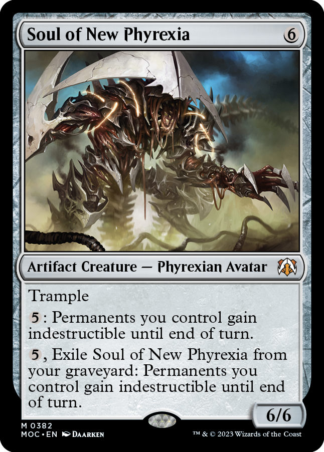 Soul of New Phyrexia [March of the Machine Commander] | Event Horizon Hobbies CA