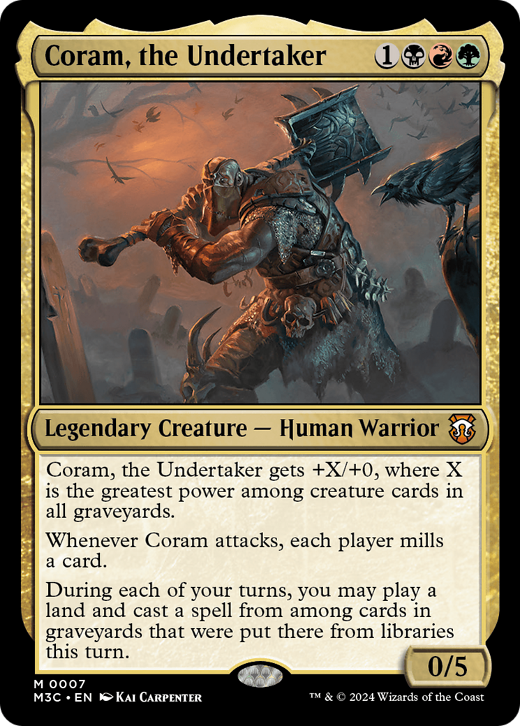 Coram, the Undertaker [Modern Horizons 3 Commander] | Event Horizon Hobbies CA