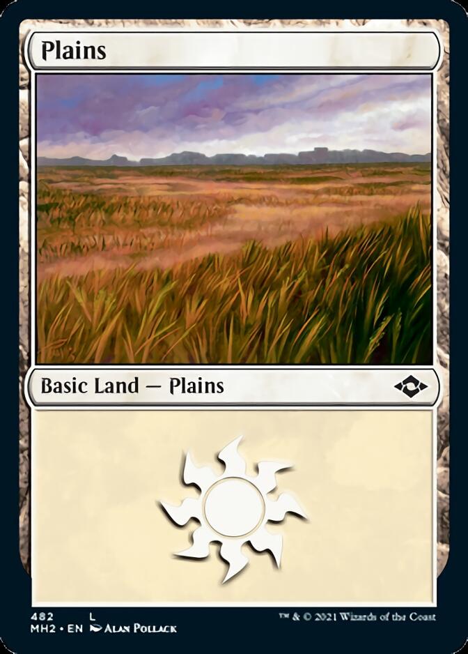 Plains (482) (Foil Etched) [Modern Horizons 2] | Event Horizon Hobbies CA