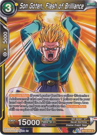 Son Goten, Flash of Brilliance (BT10-101) [Rise of the Unison Warrior 2nd Edition] | Event Horizon Hobbies CA