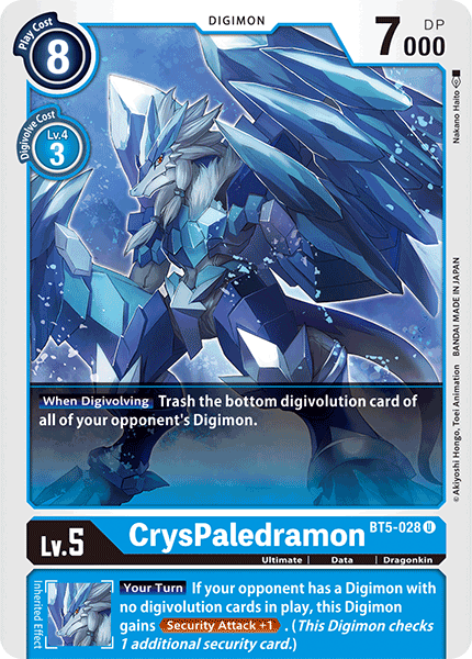 CrysPaledramon [BT5-028] [Battle of Omni] | Event Horizon Hobbies CA