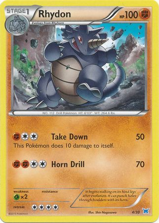 Rhydon (4/30) [XY: Trainer Kit 2 - Latios] | Event Horizon Hobbies CA