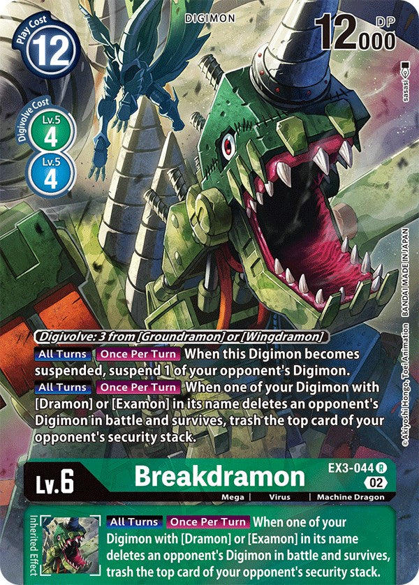 Breakdramon [EX3-044] (Alternate Art) [Draconic Roar] | Event Horizon Hobbies CA