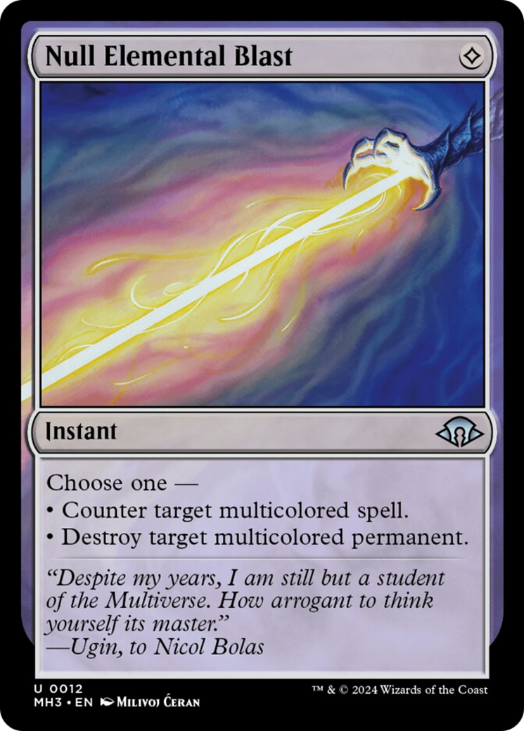 Null Elemental Blast [Modern Horizons 3] | Event Horizon Hobbies CA