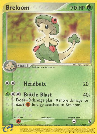 Breloom (16/109) [EX: Ruby & Sapphire] | Event Horizon Hobbies CA