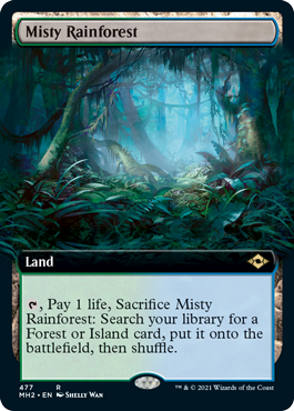 Misty Rainforest (Extended Art) [Modern Horizons 2] | Event Horizon Hobbies CA