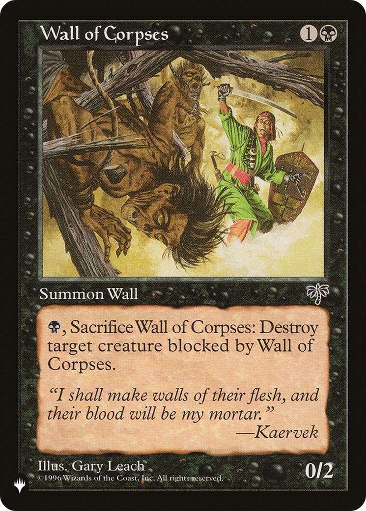 Wall of Corpses [The List Reprints] | Event Horizon Hobbies CA