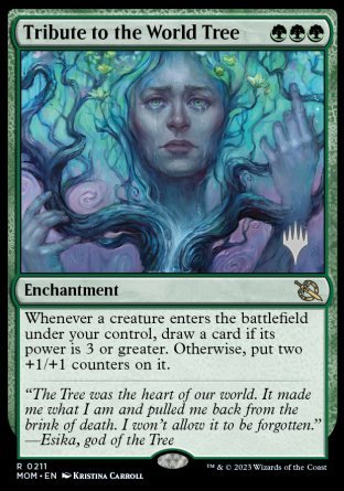 Tribute to the World Tree (Promo Pack) [March of the Machine Promos] | Event Horizon Hobbies CA