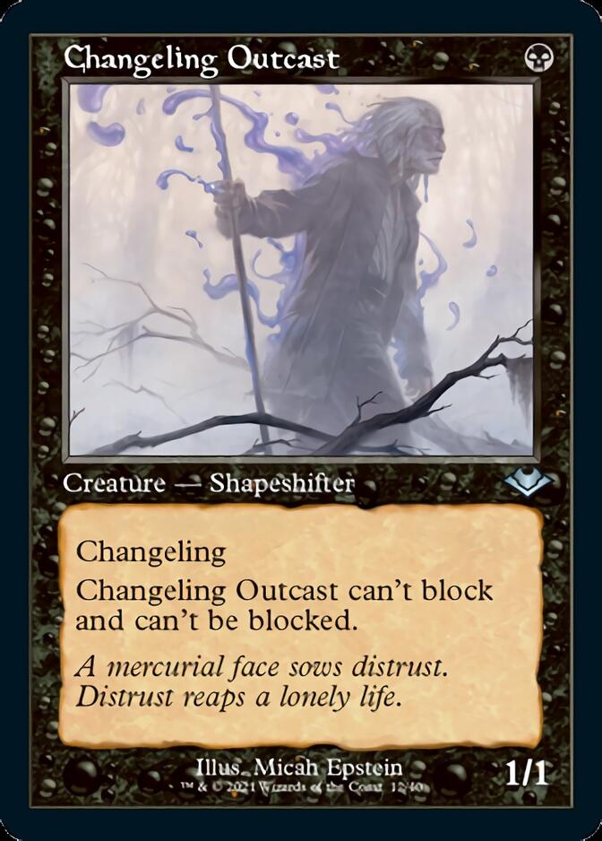 Changeling Outcast (Retro Foil Etched) [Modern Horizons] | Event Horizon Hobbies CA