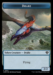 Spirit (0010) // Drake Double-Sided Token [Commander Masters Tokens] | Event Horizon Hobbies CA