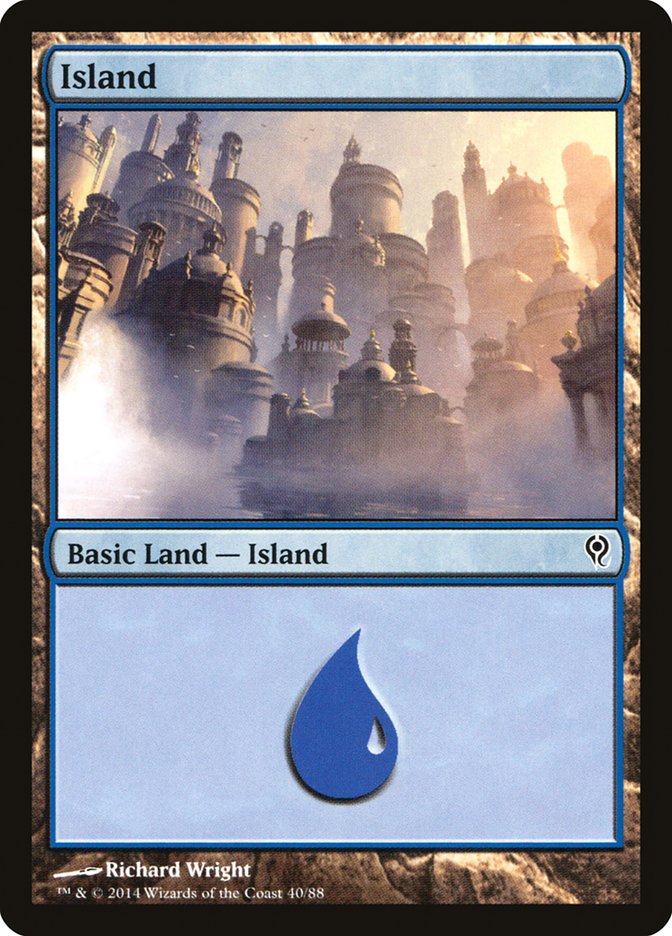 Island (40) [Duel Decks: Jace vs. Vraska] | Event Horizon Hobbies CA