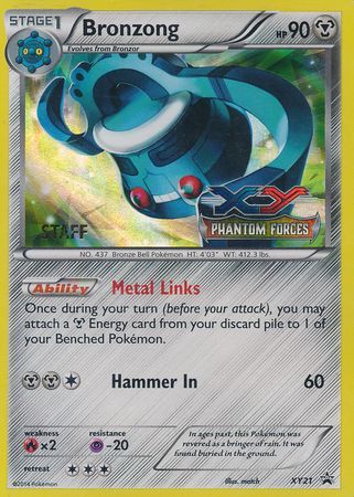 Bronzong (XY21) (Staff) [XY: Black Star Promos] | Event Horizon Hobbies CA