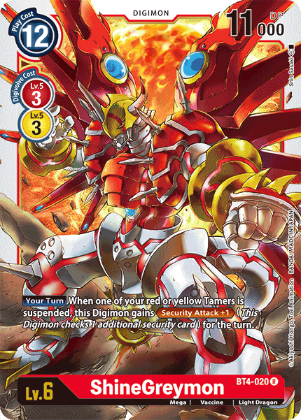 ShineGreymon [BT4-020] [Great Legend] | Event Horizon Hobbies CA