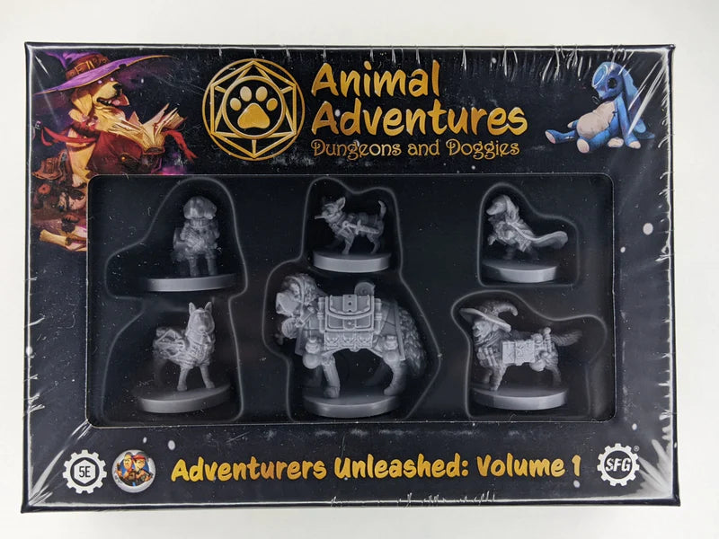 Roleplaying Game - Animal Adventures Dungeons and Doggies Adventures Unleashed: Volume 1 | Event Horizon Hobbies CA