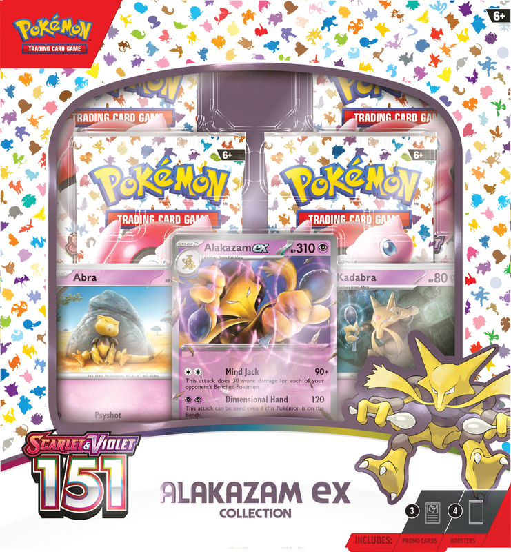 Pokemon - Alakazam Ex Collection - 151 Scarlet and Violet