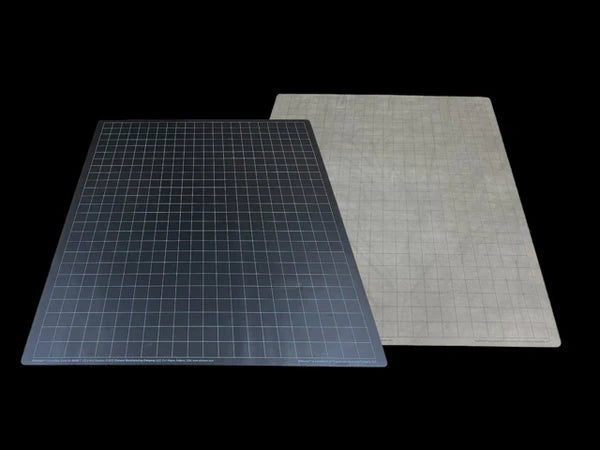 Chessex - Reversible Battlemat - Square - Black and Grey