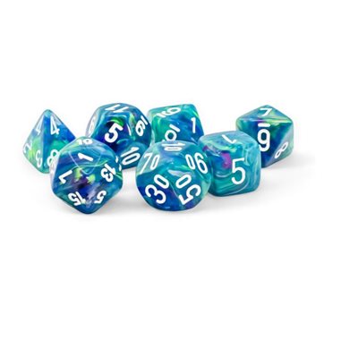 Dice - Chessex - Mega-Hedral Waterlily/White