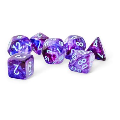 Dice - Chessex - Mega-Hedral Nocturnal/Turquoise Luminary | Event Horizon Hobbies CA