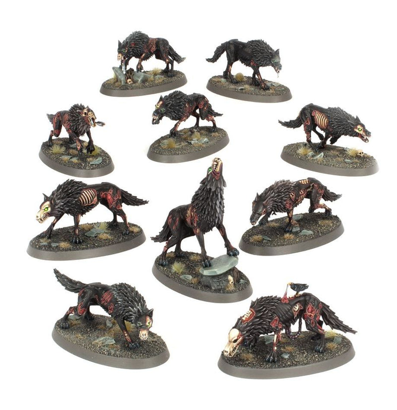 AoS - Soulblight Gravelords - Dire Wolves