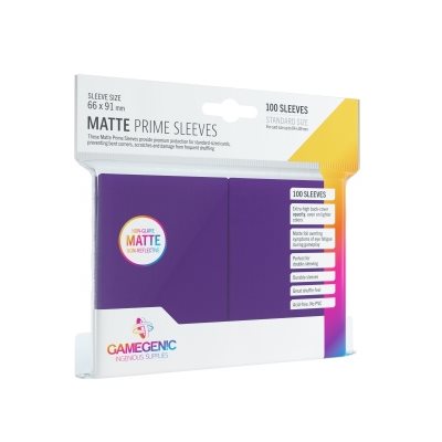 Sleeves  - Gamegenic - MATTE Prime Sleeves (100ct)