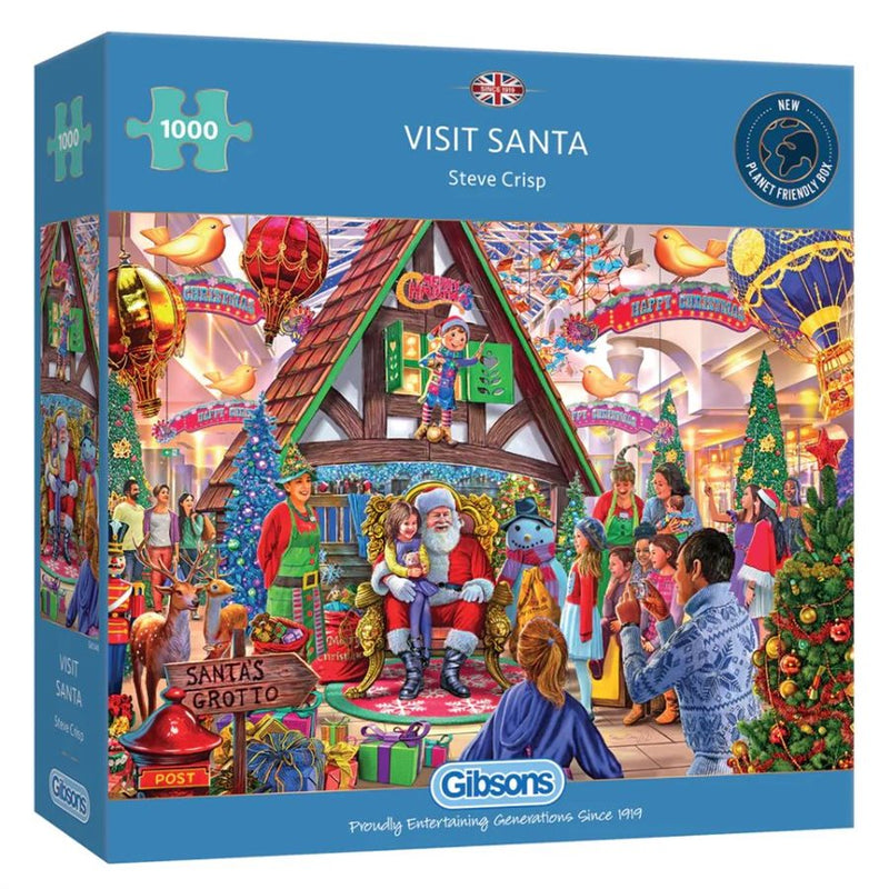 Jigsaw Puzzle - Gibsons -  Visit Santa