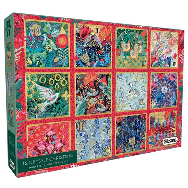 Jigsaw Puzzle - Gibsons -  12 Days of Christmas