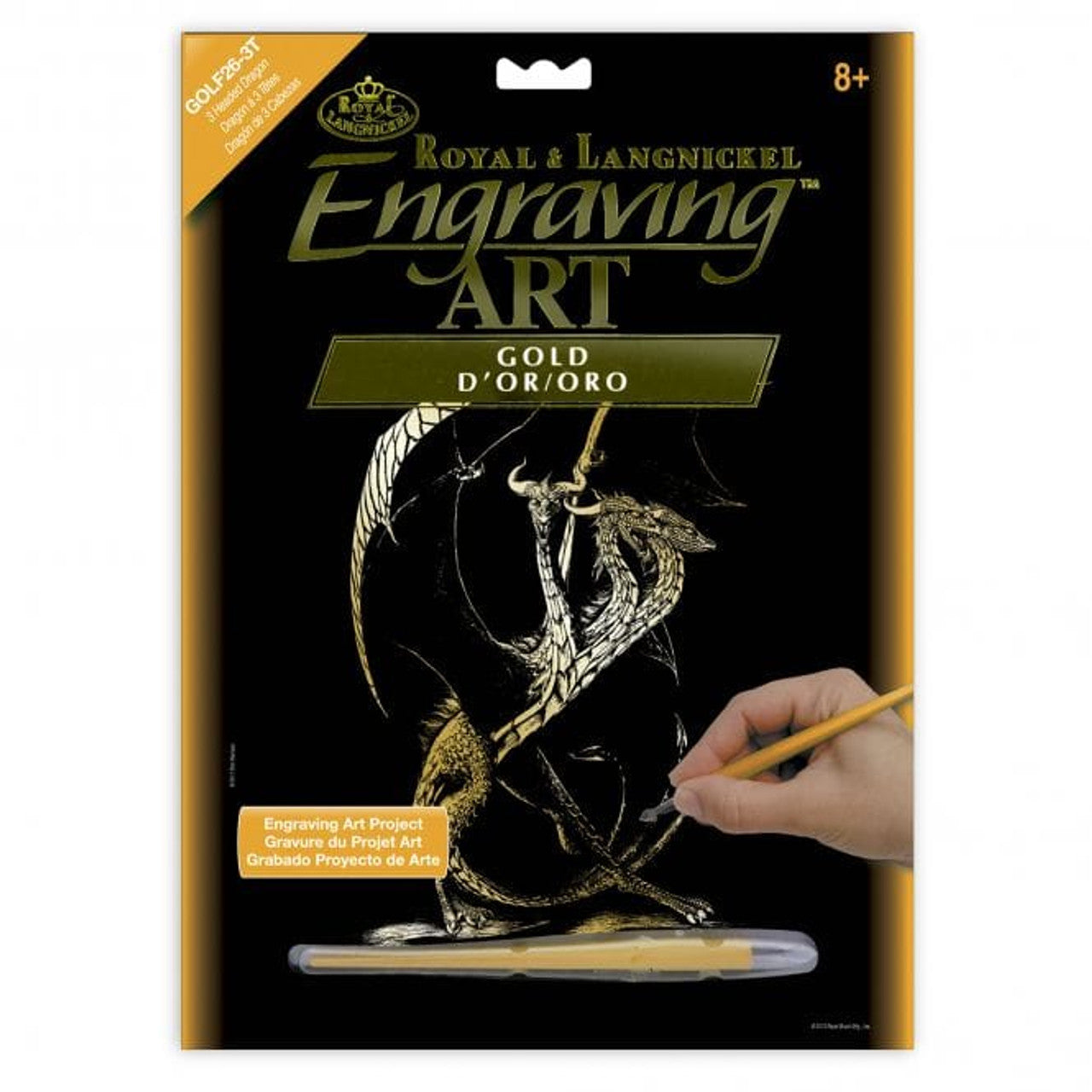 Royal & Langnickel - Engraving Art - 3 Headed Dragon | Event Horizon Hobbies CA