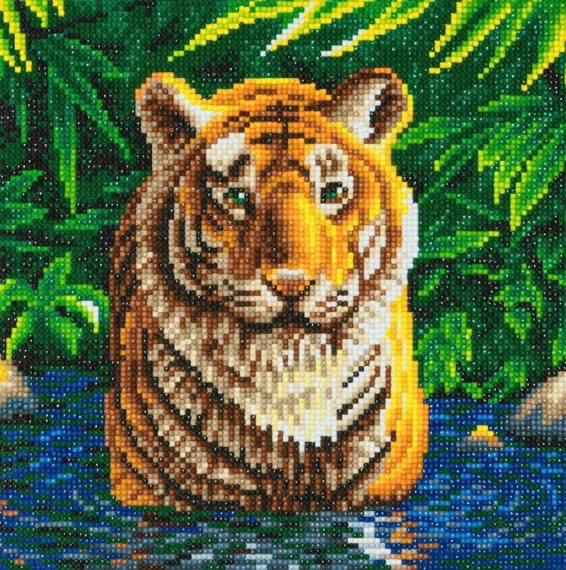 Craft Buddy - Diamond Painting - Tiger Pool