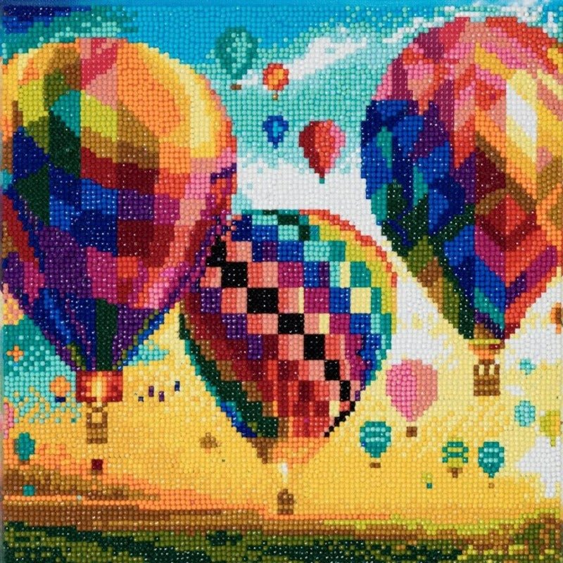 Craft Buddy - Diamond Painting - Hot Air Balloons