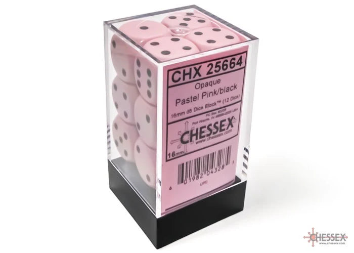 Dice - Chessex - 16mm D6 (12pc) - Opaque | Event Horizon Hobbies CA