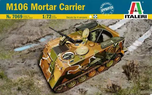 Model Kit - Italeri -Mortar Carrier 1:72 Scale | Event Horizon Hobbies CA