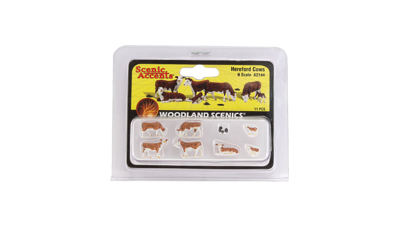 Scenic Accents - N Scale - Hereford Cows