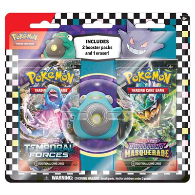 Pokemon - Back to School - Eraser Blister (2 Booster Packs) 2024