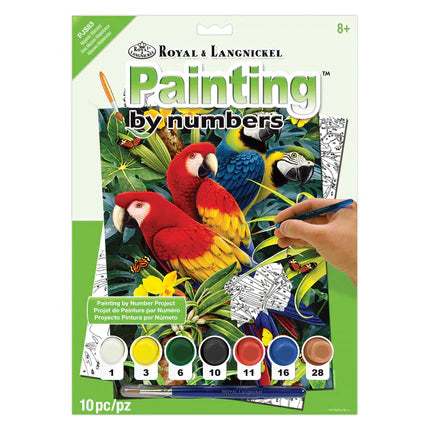 Royal & Langnickel - Paint by Number - Majestic Macaws