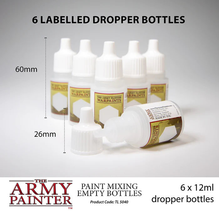 The Army Painter - Empty Paint Mixing Bottles