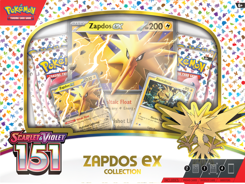 Pokemon - Zapdos Ex Collection - 151 Scarlet and Violet