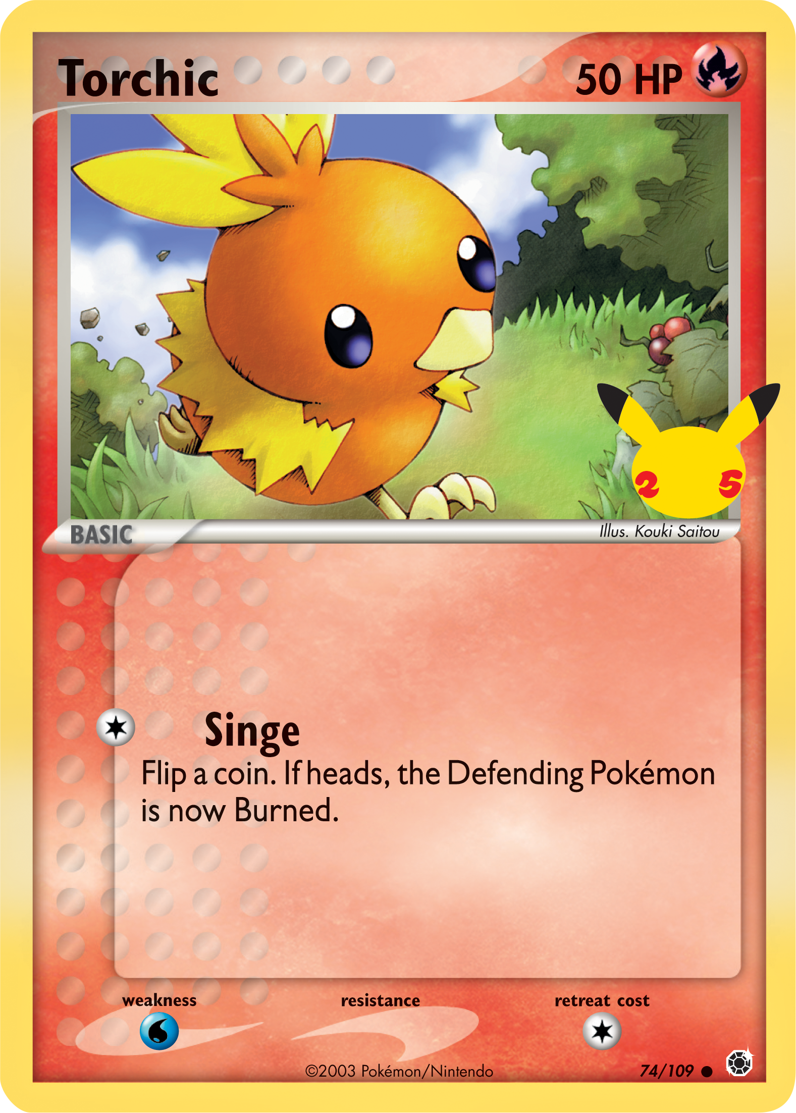 Torchic (74/109) (Jumbo Card) [First Partner Pack] | Event Horizon Hobbies CA