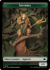 Squirrel // Starscape Cleric Double-Sided Token [Bloomburrow Tokens] | Event Horizon Hobbies CA