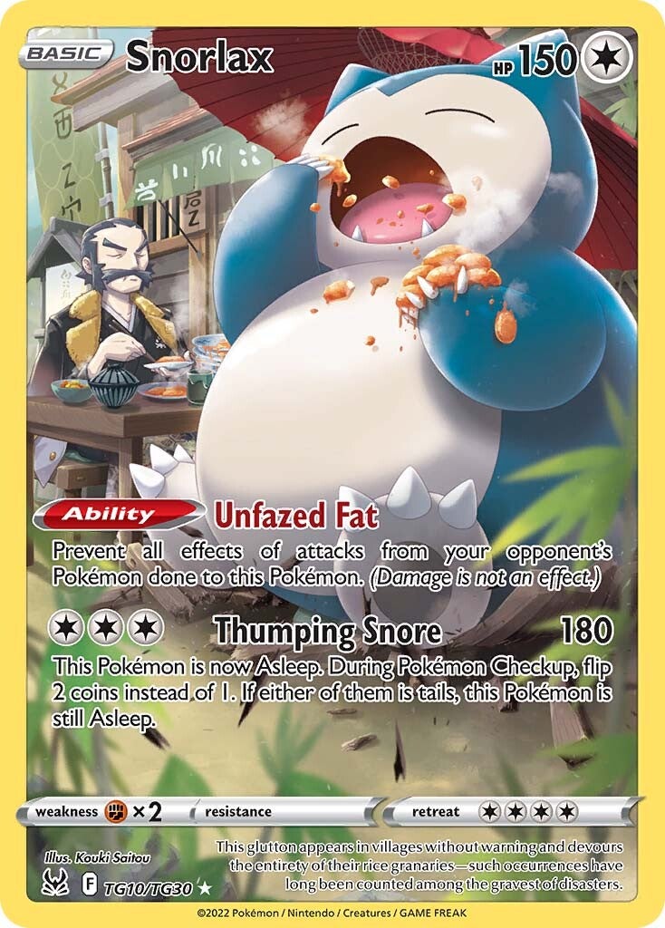 Snorlax (TG10/TG30) [Sword & Shield: Lost Origin] | Event Horizon Hobbies CA