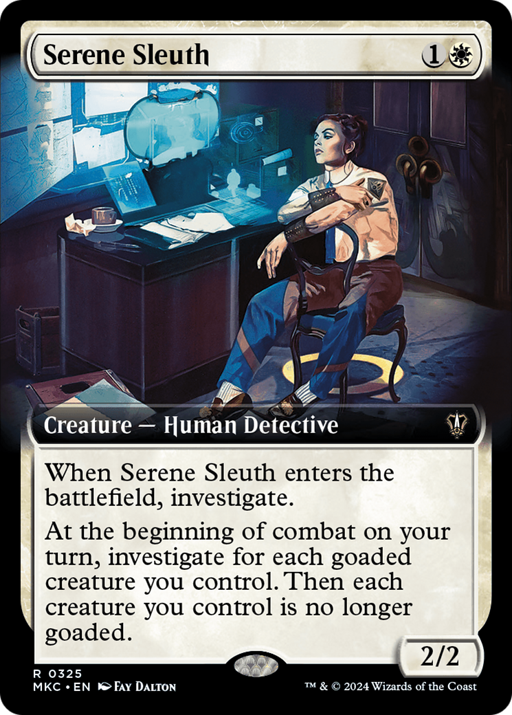 Serene Sleuth (Extended Art) [Murders at Karlov Manor Commander] | Event Horizon Hobbies CA