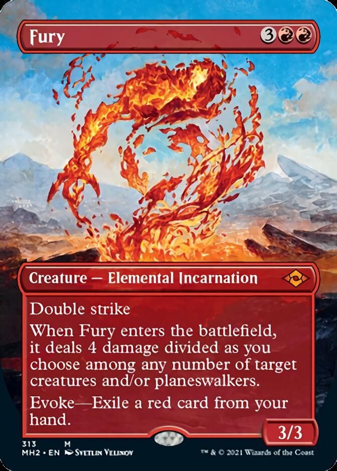 Fury (Borderless Alternate Art) [Modern Horizons 2] | Event Horizon Hobbies CA