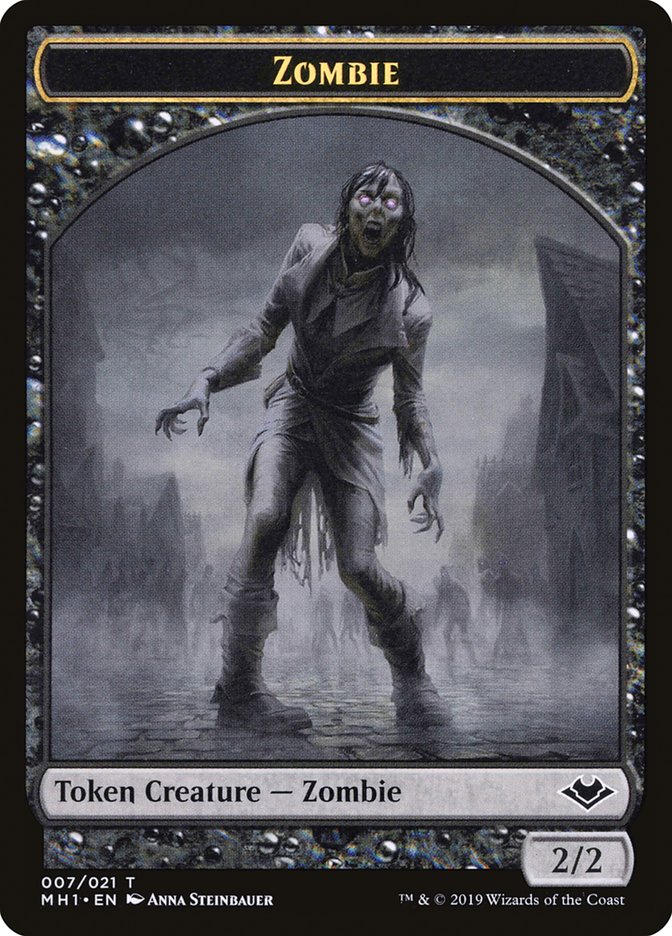 Zombie (007) // Myr (019) Double-Sided Token [Modern Horizons Tokens] | Event Horizon Hobbies CA