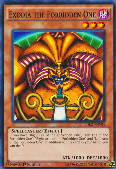 Exodia the Forbidden One [LDK2-ENY04] Common | Event Horizon Hobbies CA