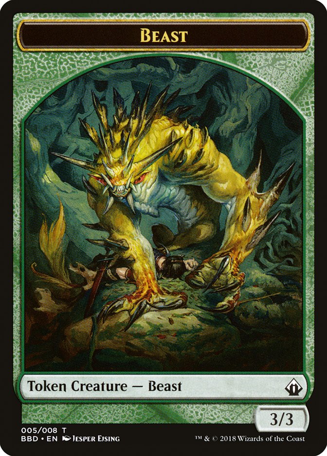 Beast Token [Battlebond Tokens] | Event Horizon Hobbies CA